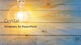  Presentation with old ship - Beautiful slide set featuring hanging-incandescent-lamp-on-wooden backdrop and a yellow colored foreground