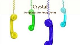  Presentation with hanging rope pictures white - Audience pleasing theme consisting of hanging isolated on a white backdrop and a cream colored foreground