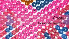  Presentation with good luck - Cool new PPT theme with hanging lanterns for celebrating buddhas backdrop and a coral colored foreground