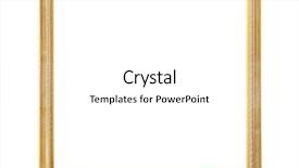  Presentation with retro - Theme featuring hanging picture - retro frame - isolated background and a cream colored foreground