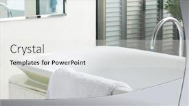  Presentation with tub - Presentation consisting of hangzhou-china-april-22-2014 background and a white colored foreground