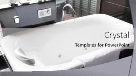  Presentation with tub - Audience pleasing PPT theme consisting of hangzhou-china-april-22-2014 backdrop and a white colored foreground