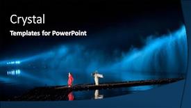  Presentation with musical theatre - Audience pleasing presentation theme consisting of hangzhou-china-november-26-artists backdrop and a black colored foreground