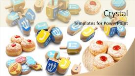  Presentation with hanukkah - Cool new theme with hannukah - hanukkah collage on white background backdrop and a lemonade colored foreground