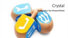  Presentation with hanukkah - Amazing presentation having hannukah - wooden dreidels for hanukkah backdrop and a white colored foreground