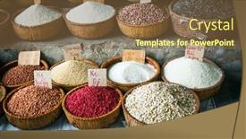  Presentation with cereal grains - 