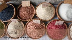  Presentation with cereal grains - 
