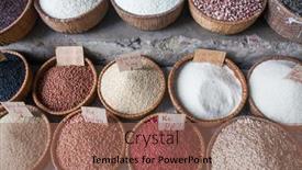 Presentation with cereal grains - 
