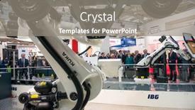  Presentation with innovations - Beautiful presentation design featuring hanover-germany-april-7-german backdrop and a gray colored foreground