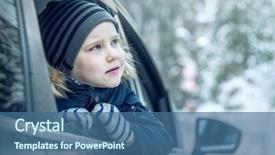  Presentation with forest winter - Cool new PPT layouts with happiness caucasian smilling boy looking backdrop and a ocean colored foreground