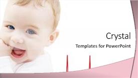  Presentation with happiness - Amazing slide set having happiness concept - adorable baby backdrop and a pink colored foreground