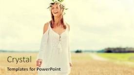  Presentation with cereal - Cool new presentation with happiness-nature-summer-holidays-vacation backdrop and a lemonade colored foreground