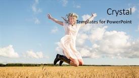  Presentation with summer holiday move - Colorful PPT layouts enhanced with happiness nature summer holidays vacation backdrop and a light blue colored foreground