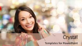  Presentation with retail - Audience pleasing slide deck consisting of happiness winter holidays christmas backdrop and a coral colored foreground