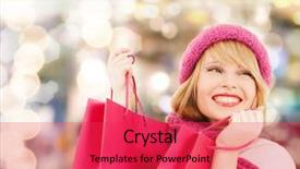  Presentation with christmas sale - Theme consisting of happiness winter holidays christmas background and a red colored foreground