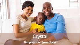  Presentation with african american church family - Cool new slides with happy african american family sitting backdrop and a  colored foreground