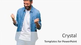  Presentation with hispanic heritage celebration - Amazing presentation theme having happy and excited doing win backdrop and a white colored foreground