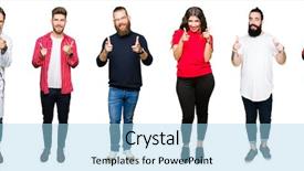  Presentation with cartoon black white people - Cool new presentation design with happy and funny face good backdrop and a  colored foreground