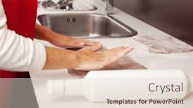  Presentation with christmas baking - PPT layouts with happy-and-funny-time-baking background and a lemonade colored foreground