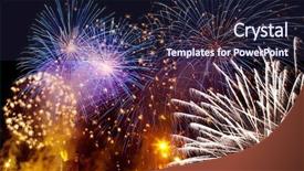  Presentation with copy space - Audience pleasing slide deck consisting of happy anniversary 2016 - abstract holiday background - fireworks backdrop and a wine colored foreground