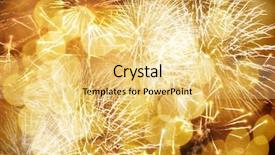  Presentation with anniversary - Presentation featuring happy anniversary 2016 - fireworks at new year background and a  colored foreground