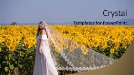  Presentation with wedding asia - PPT layouts having free vwedding - young happy asian woman background and a light blue colored foreground