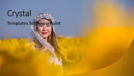  Presentation with wedding - Cool new PPT layouts with free vwedding - young happy asian woman backdrop and a teal colored foreground