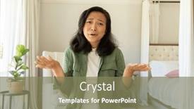  Presentation with relaxation - Presentation featuring happy-asian-woman-using-having background and a violet colored foreground