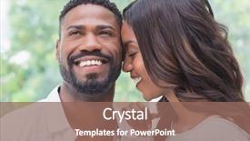  Presentation with live love laugh - Presentation consisting of happy attractive couple in love background and a  colored foreground