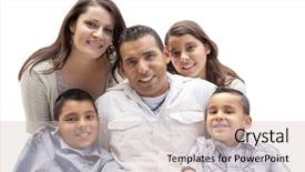  Presentation with family worship - Colorful PPT theme enhanced with oily bread - fresh beer snacks assortment on backdrop and a coral colored foreground.
