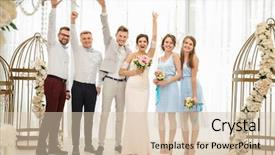  Presentation with happy hour is the best - Amazing slide set having happy beautiful couple with best backdrop and a soft green colored foreground