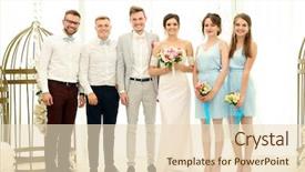  Presentation with happy hour is the best - Theme with happy beautiful couple with best background and a lemonade colored foreground
