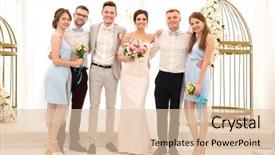  Presentation with best - PPT theme featuring happy beautiful couple with best background and a lemonade colored foreground