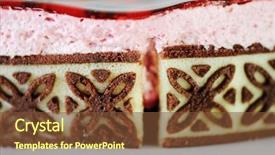  Presentation with birtday - Colorful slides enhanced with happy birtday - cake for children at birthday backdrop and a tawny brown colored foreground