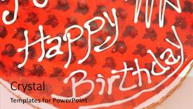  Presentation with children birthday - Amazing slides having happy birtday - children at birthday party backdrop and a  colored foreground