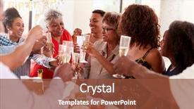  Presentation with home black family - Amazing slide set having happy birthday 70 - three generation black family raising backdrop and a tawny brown colored foreground