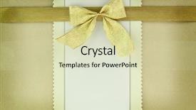  Presentation with happy birthday card - PPT theme enhanced with happy birthday banner - golden greeting card on vintage background and a soft green colored foreground