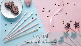  Presentation with happy birthday card - Cool new slides with happy-birthday-greeting-card-template backdrop and a light blue colored foreground