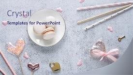  Presentation with happy birthday card - PPT layouts with happy-birthday-greeting-card-template background and a sky blue colored foreground