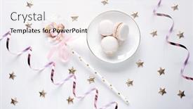  Presentation with happy birthday card - Slides consisting of happy-birthday-greeting-card-template background and a white colored foreground