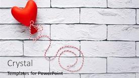  Presentation with happy birthday card - PPT theme with happy-birthday-greeting-card-template background and a light gray colored foreground