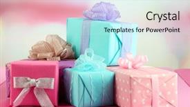  Presentation with rustic wood wooden frame - PPT theme consisting of smart home intelligent house automation background and a soft green colored foreground.