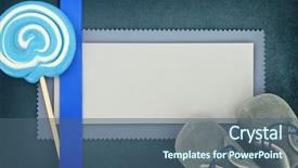  Presentation with happy birthday baby - Cool new slide deck with happy birthday photo frame - bank card with lollipop backdrop and a ocean colored foreground