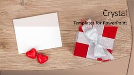  Presentation with happy birthday card - PPT theme with happy birthday photo frame - blank valentines greeting card background and a coral colored foreground