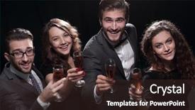  Presentation with best - PPT theme featuring happy birthsday - closeup best friends background and a tawny brown colored foreground