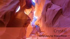  Presentation with scene - Amazing presentation theme having happy-canyon-fantastic-scene-unusual backdrop and a red colored foreground