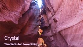  Presentation with fantastic beast - Slides consisting of happy canyon fantastic scene unusual colorful sandstone formations in deserts of utah are popular destination for hikers background and a tawny brown colored foreground