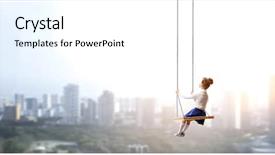  Presentation with childhood - PPT layouts enhanced with happy careless childhood mixed media background and a white colored foreground