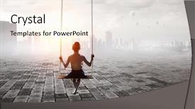  Presentation with childhood - Audience pleasing slide deck consisting of happy careless childhood mixed media backdrop and a cream colored foreground