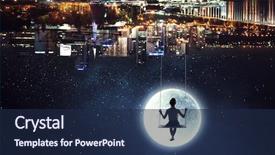  Presentation with childhood - Colorful theme enhanced with happy careless childhood mixed media backdrop and a navy blue colored foreground